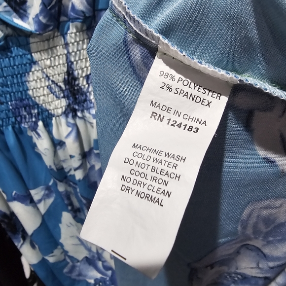 2 Midi Dresses Size L-XL Pullover Adjustable Shoulders Win Win Jon & Anna - Picture 6 of 16